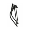 Lowrider 26 Bent Square Twisted Spring Fork 1 Inch Black.