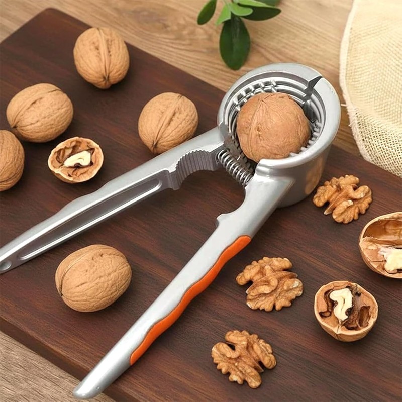 Herramienta Cascanueces, Pinza para Nueces, Fabricado en Acero Inoxidable, Tiene