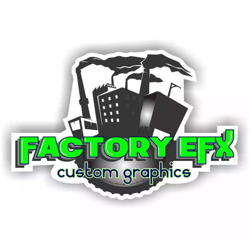 Factory EFX White/Blue LT80 Quadracer Graphics Lt 80 Decals Stickers