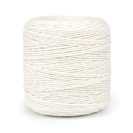 300 m / 984 ft of 2 mm Macrame Cord Natural Cotton String Craft Artisan Thread Twisted Macramé