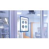 Magnetrip Self-Adhesive A4 Magnetic Document Holder, 8.5 X 11 Sign