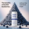 Happy Being Nutrient-Rich Blueberry White Tea – Infused with Turmeric,