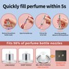 2pcs Travel Perfume Bottle Refillable, Cologne Travel Size Atomizer Bottle,Refill