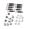 iplusmile Cam Bolt Furniture Cam Fittings Pre-Inserted Nuts Tapered Thread