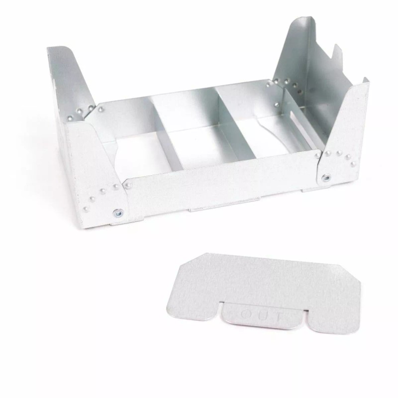 Genuine British Army Bcb Folding Cooker Stove Multi Fuel Hexi