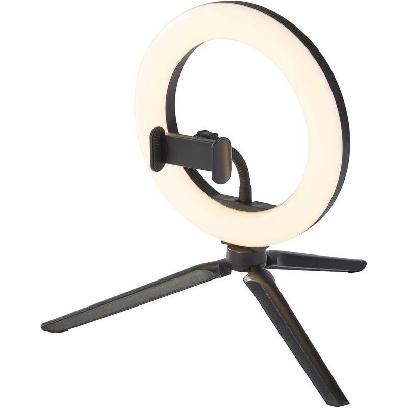 LEDVANCE Mobile Camera Light Ring Desktop, 5.5 W, Negro