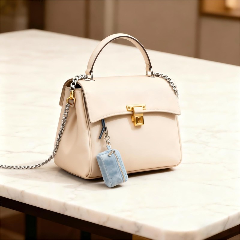 Mini Portable Travel Jewelry Box Keychain, Ring Holder Keychain