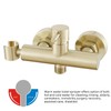 Gaosin Brushed Gold Handheld Bidet Sprayer Warm Water Bidet Hand
