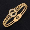 Valentine Stainless Steel 18K Gold Silver Plated Rhinestone Cute LOVE
