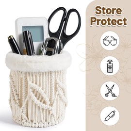 HOSROOME Glasses Holder for Nightstand Boho Decor Eyeglass Holder Stand for Office Desk Organizer