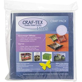 BOSAL Craf-Tex Plus Double-Sided Fusible Foam Craft Pack-20"X36", Multicolor
