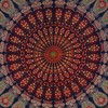 Indian hippie Bohemian psychedelic peacock mandala wall hanging bedding tapestry