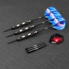 CyeeLife Steel Darts Set 30g Brass Barrels with Shafts Flights