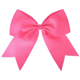CEELGON 16PCS 8" Pink Cheer Bows Alligator Clip Hair Accessories for Teens Women Girls Softball Competition Sports Cheerleaders -Pink