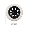 sourcing map Shopping Cart Wheel Replacement 6.5 Inch Dia Rubber