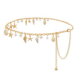 SEDEX Waist Chain Belt Adjustable Shell Belly Body Accessory Bikinis Costume Women