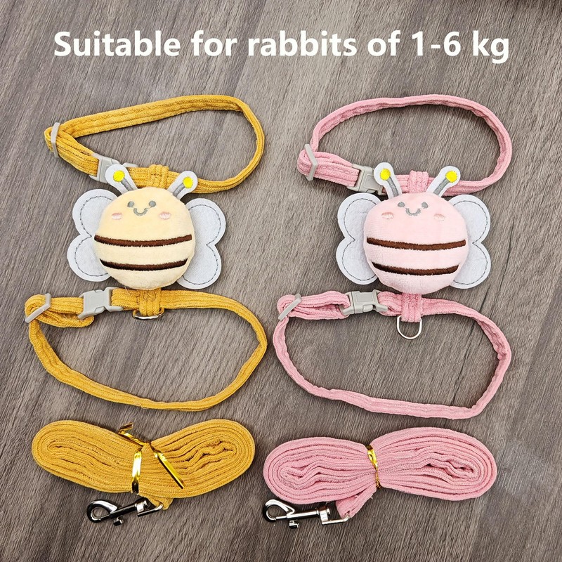 Hayaww Rabbit Harness and Leash Adjustable Harness for Rabbits Rabbit