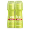 Ban Invisible Roll-On  Deodorant, Regular Scent, 3.5 fl oz (2 Pack)