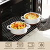 MALACASA Mini Cocotte Set - 12 OZ Small Casserole Dishes