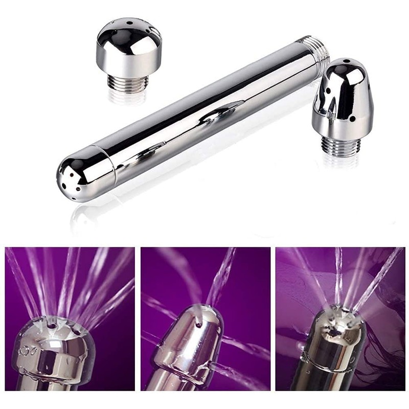 3 Heads Aluminum Shower Cleaner Douche System with 1.5 m