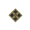4th Infantry Division OCP Patch with Hook Fastener (Each)