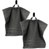 Lashuma Guest Hand Towels Anthracite Grey Hand Towels Small 30