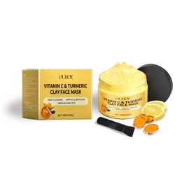 Turmeric Vitamin C Clay Mask Deep Cleansing Face Mask Skin Care Improve Blackheads, Pore Minimizing, Moisturize, Firm & Enhance Skin Vitality, Face Masks Beauty 4Pcs