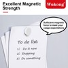 Wukong 24 Pack White Fridge Magnets, Strong Whiteboard Magnets for