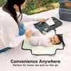 KeaBabies Portable Diaper Changing Pad - Large Waterproof Baby Changing
