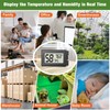 6 Pack Mini Hygrometer Indoor Humidity Meter, Small Digital Thermometer
