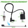 10L0L Golf Cart Ignition Coil & Spark Plug For Yamaha