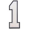 1 PCS 10 Inch Large Chenille Number Patches - Iron