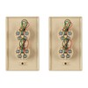 Monoprice Duplex Phone Jack Plate - Ivory (2 Pack) |