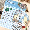 Bifarde 4 Sets DIY 3D Mini House Scenes Stickers with