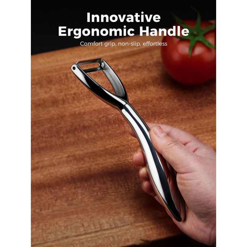 Premium 304 Stainless Steel Peeler Set – Ultra Sharp Y