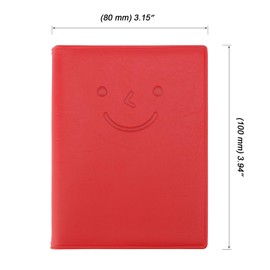 MOUYAT 12 Stück Mini Smiley Tagebuch Notizbuch, 100 Blatt Taschen-Notizblock mit Kunstledereinband, 6 Farben, kleines Notizblöcke für Zuhause, Büro, Schule, Reisen, 8 x 10 cm