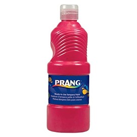 Prang Paint for Kids Tempera Washable Ready to Use Nontoxic Safe 8 oz Single Easy Pour Bottle (Magenta)