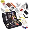 74 PCS Guitar Tool Kit with Carry Bag, Repair Maintenance