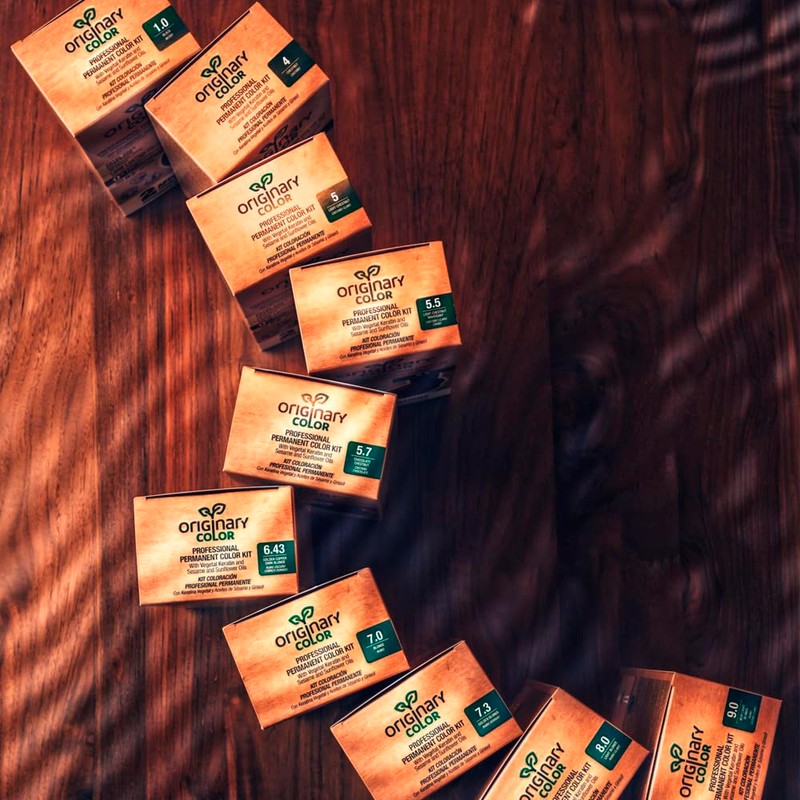 Originary Color - Professional Permanent Dye Kit Colour 5-0 Light