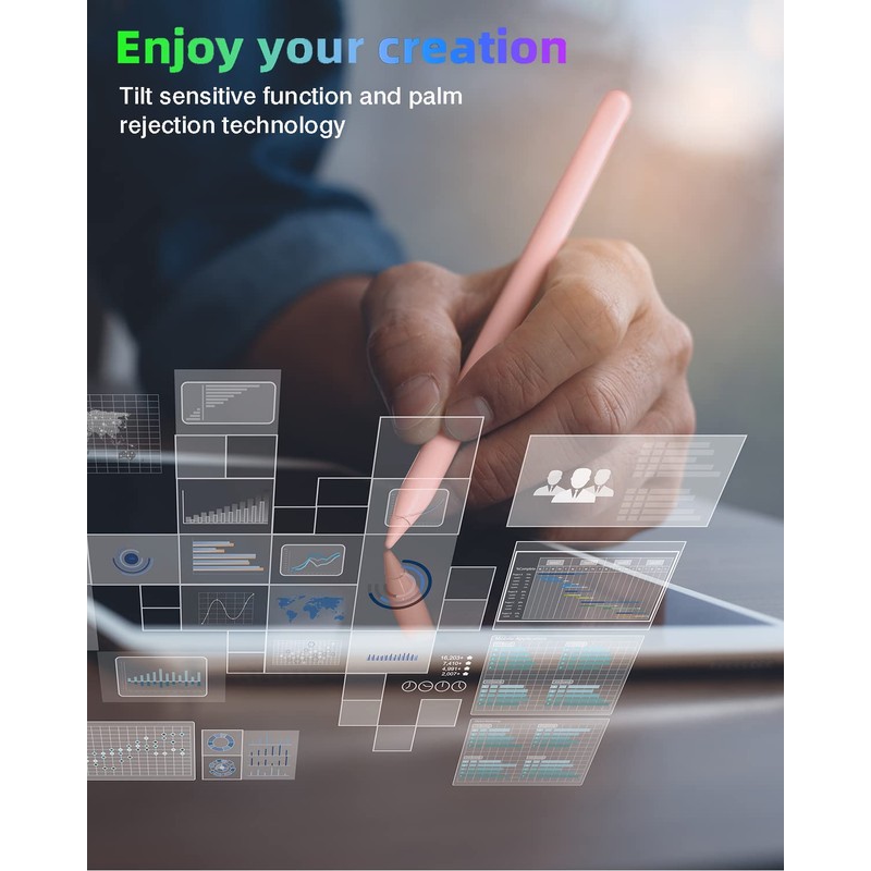 Gnanlen Pencil 2nd Generation with Magnetic Wireless Charging, Same as