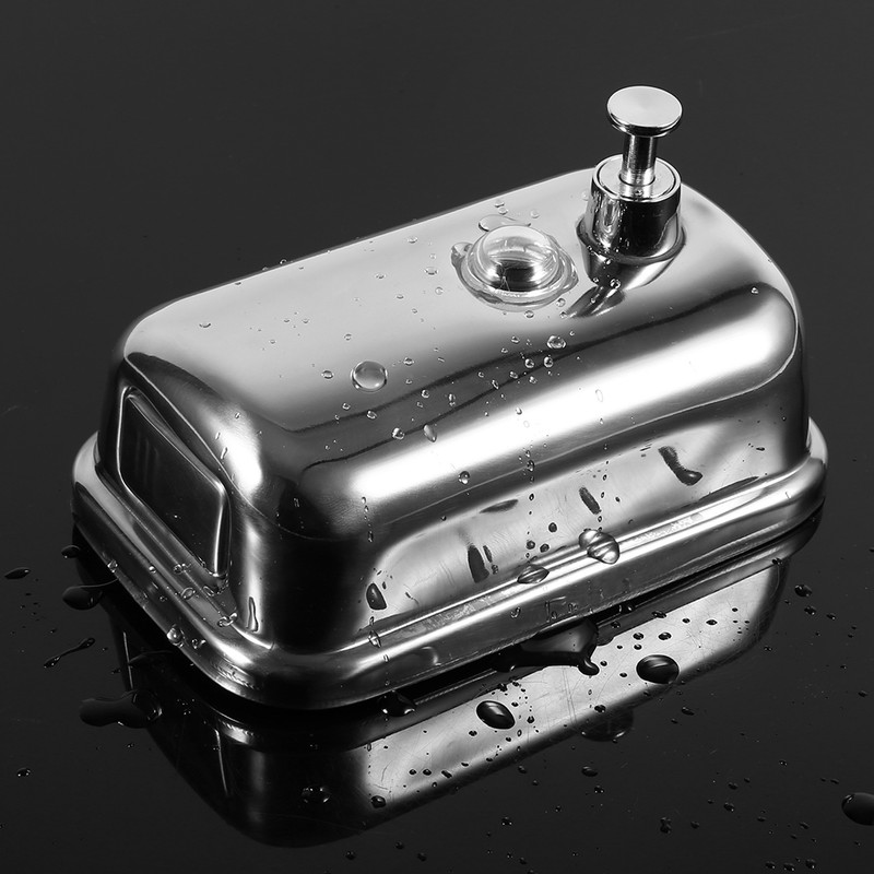 500ml Stainless Steel Pump Shower Shampoo Box Liquid Soap Lotion