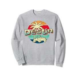 Destin Florida Retro Dune Buggy Fun Beach Vacation Gift Sweatshirt