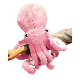 Octopus Stuffed Animals Octopus Plush Doll Toys Octopus Stuffed Toys Gift for Kids and Lovers for Birthday, Christmas, Valentine's Day(Pink)
