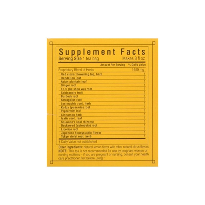 Triple Leaf Tea: Tea,Detox, 20 ct