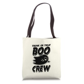 Trunk or Treat Boo Crew Cute Trunk or Treat Church Group Tote Bag