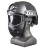 Mich Airsoft Helmet and Mask, with Side Rail for NVG