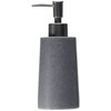 Sealskin Pierra Soap Dispenser, Polyresin, Grey, 7.4 x 18.5 x