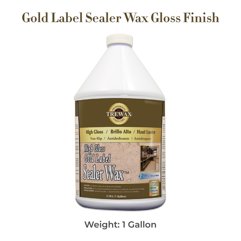 Trewax Professional Gold Label Sealer, Gloss, 1-Gallon