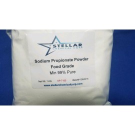 Stellar Chemical Corp Sodium Propionate Powder Food Grade,  250 Grams     Min 99% Pure, FREE SHIPPING