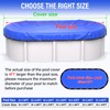 12 x 18 FT Oval Pool Cover 500D Extra Thick